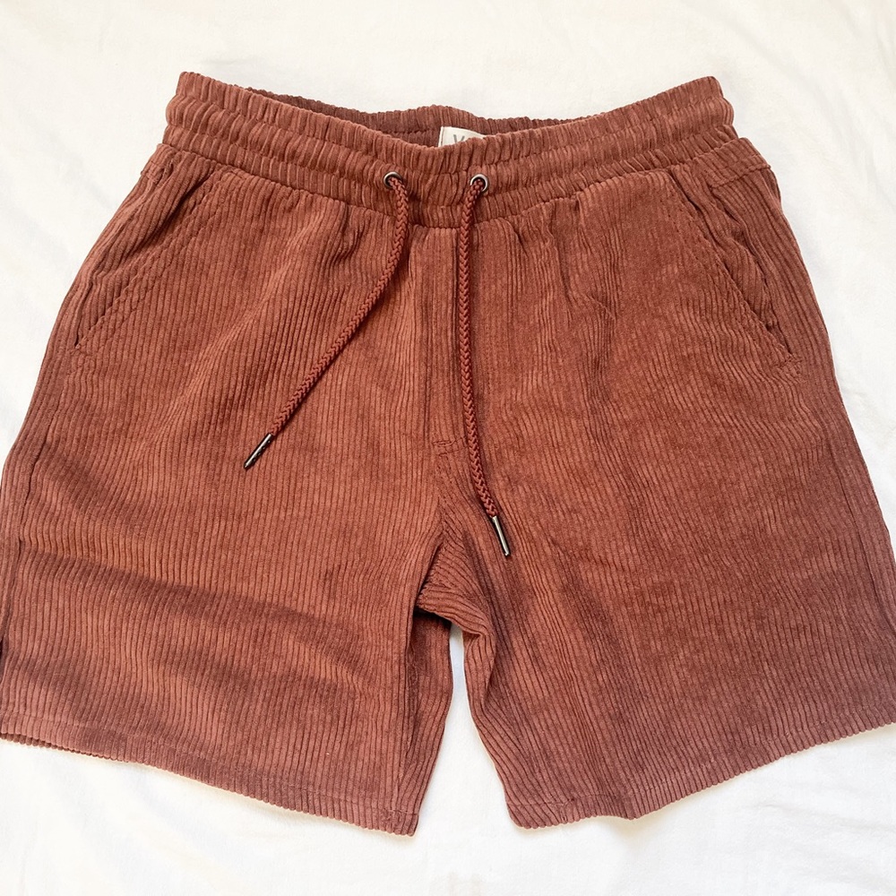 VSTR Premium Brown corduroy shorts